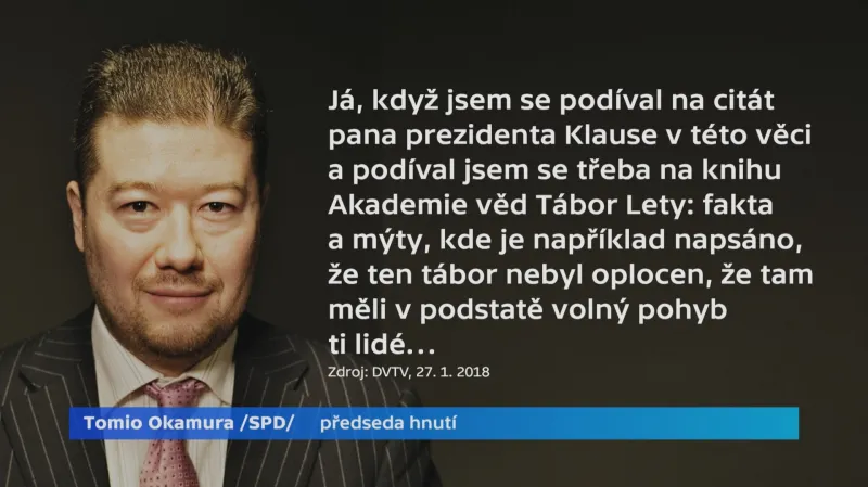 Tomio Okamura v DVTV