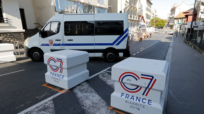 Přísná bezpečnostní opatření v Biarritzu