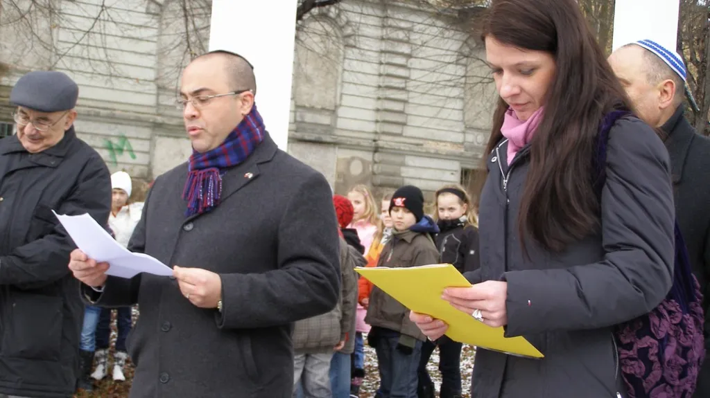 V Teplicích uctili památku obětí holocaustu