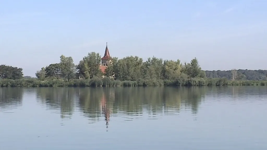 Ostrov s kostelem sv. Linharta