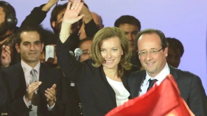 François Hollande a Valérie Trierweilerová