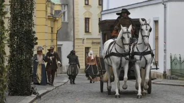 Natáčení Tří mušketýrů v Olomouci