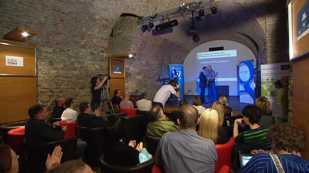 Předávání Novinářské ceny 2012