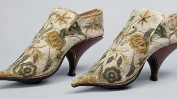 Historické boty z Francie (1690–1700)