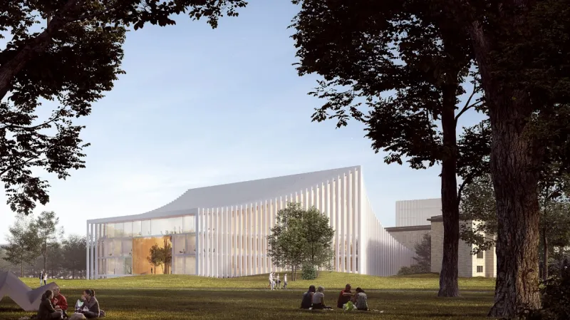 Vizualizace neúspěšných návrhů koncertní haly: 2. místo – Henning Larsen