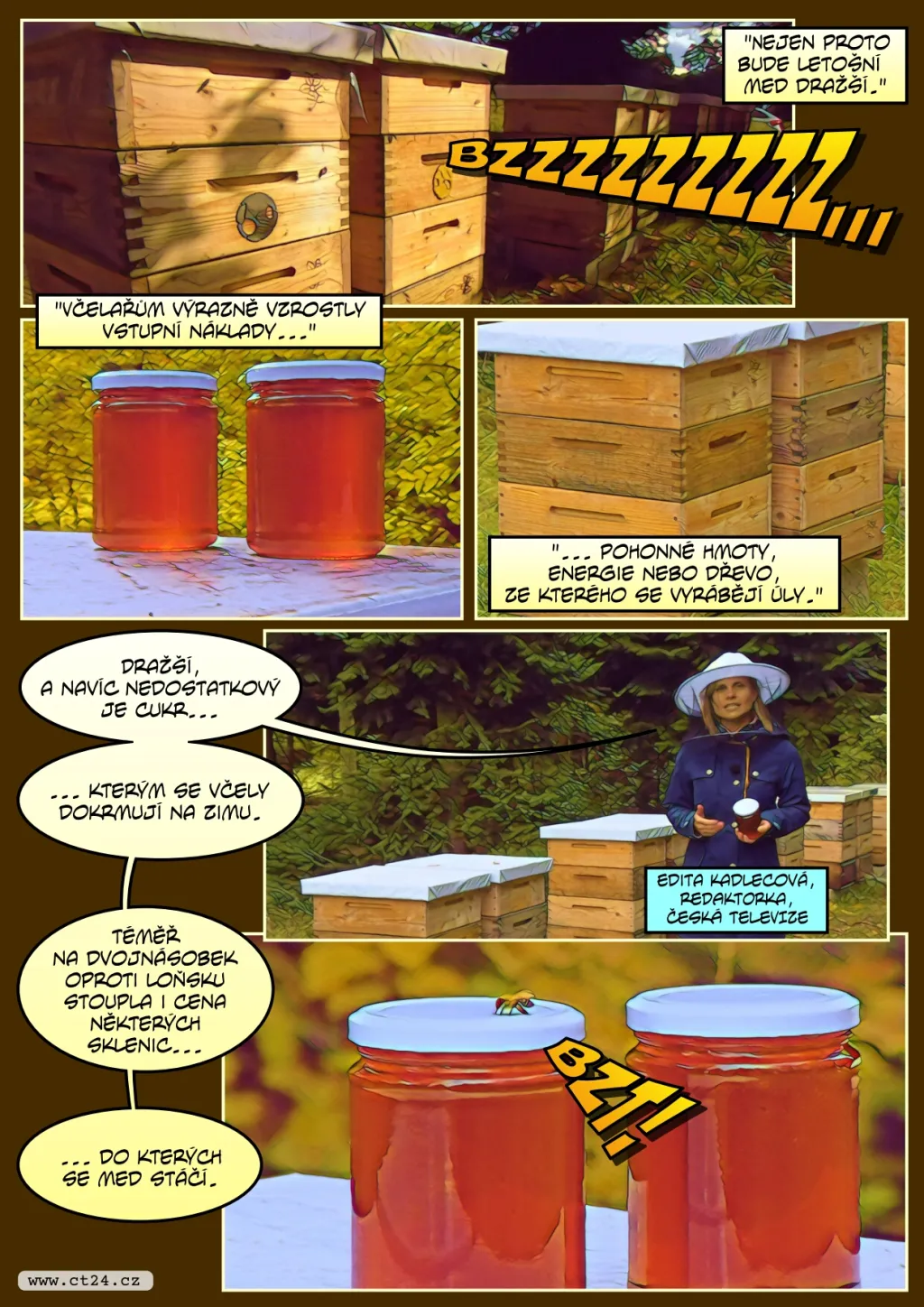 Včelstva mají málo medu