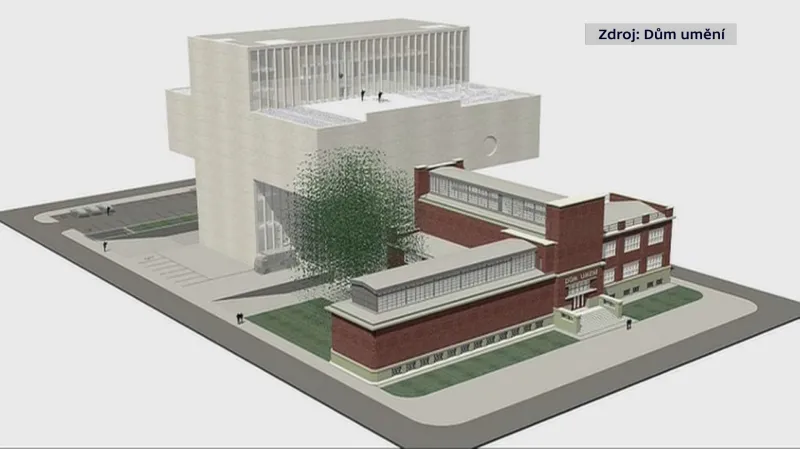 Za Domem umění má vyrůst Bílý stín