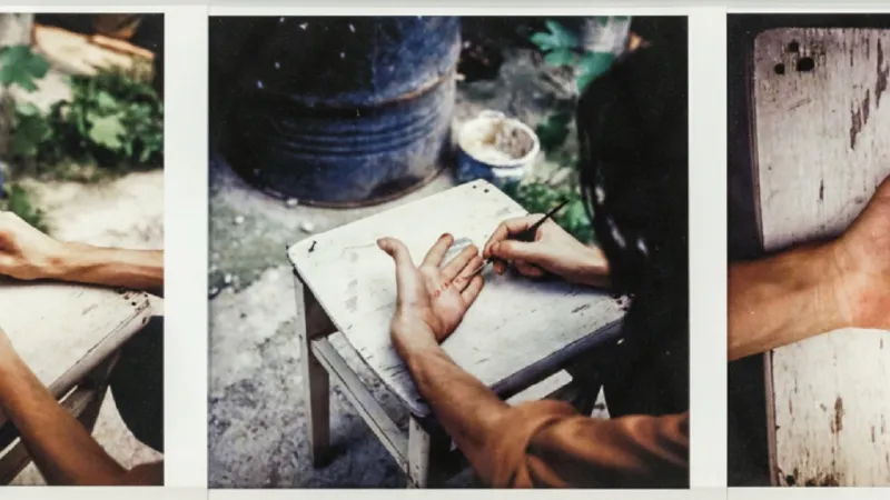 Mladen Stilinović / Moja cervena, 1976