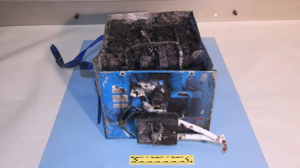 Poškozená baterie z dreamlineru