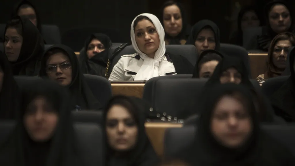 Íránské ženy v hidžábech