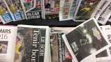 Belgické noviny vyšly ve smuteční úpravě