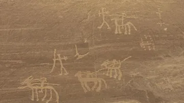 Nově objevené skalní malby ze Sinaje