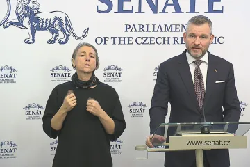 Pellegrini jednal s Vystrčilem. Vedení Senátu pozval do Bratislavy