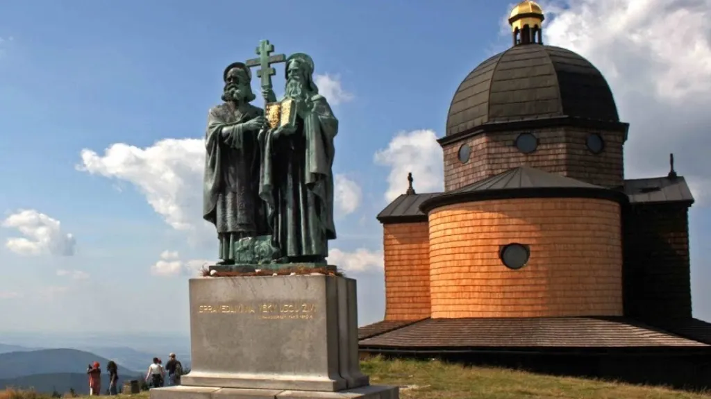 Cyril a Metoděj na Radhošti v Beskydech