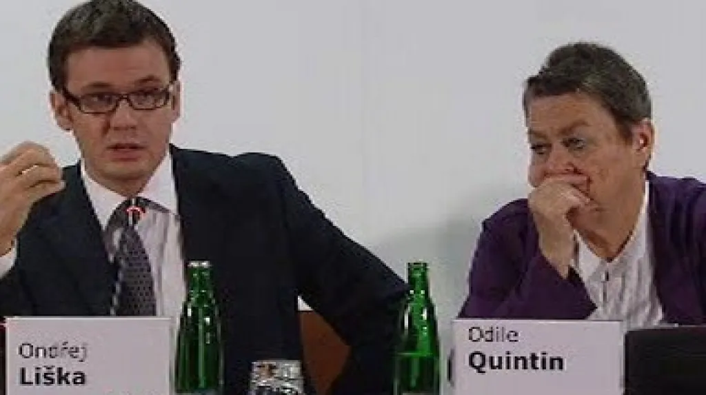 Ondřej Liška a Odile Quintiniová