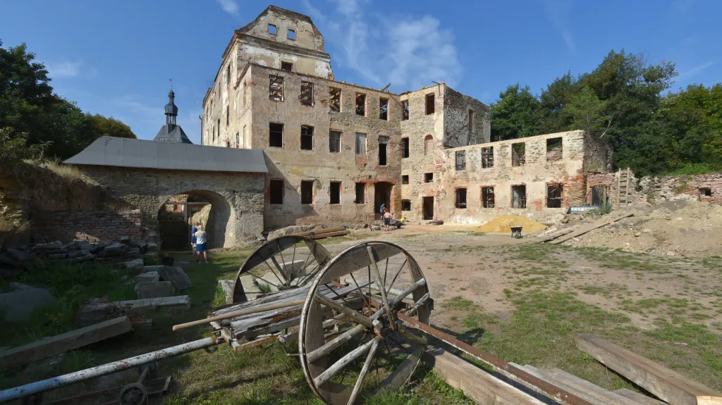 Archeologický výzkum na zřícenině hradu Hartenberg