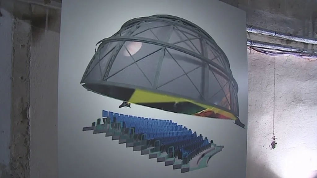 Vizualizace modernizovaného planetária
