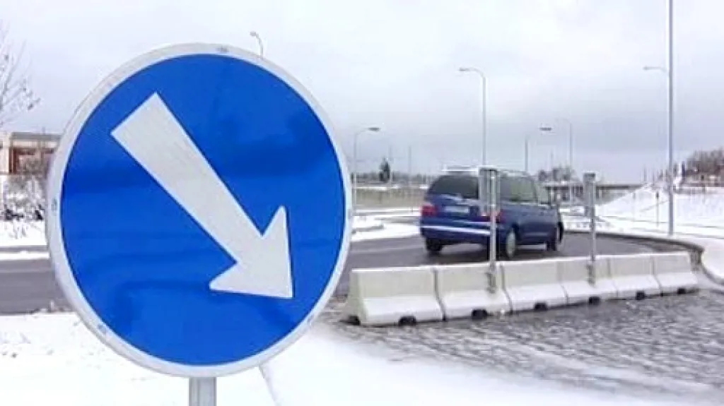 Rozestavěný úsek tzv. Zanádražní silnice