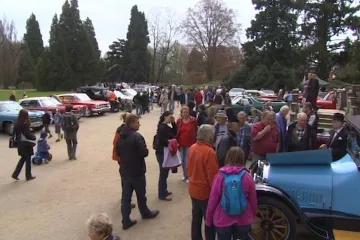 Na Sychrově byl sraz amerických veteránů