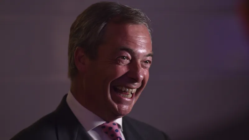 Jeden z nejvýraznějších stoupenců brexitu, europoslanec Nigel Farage