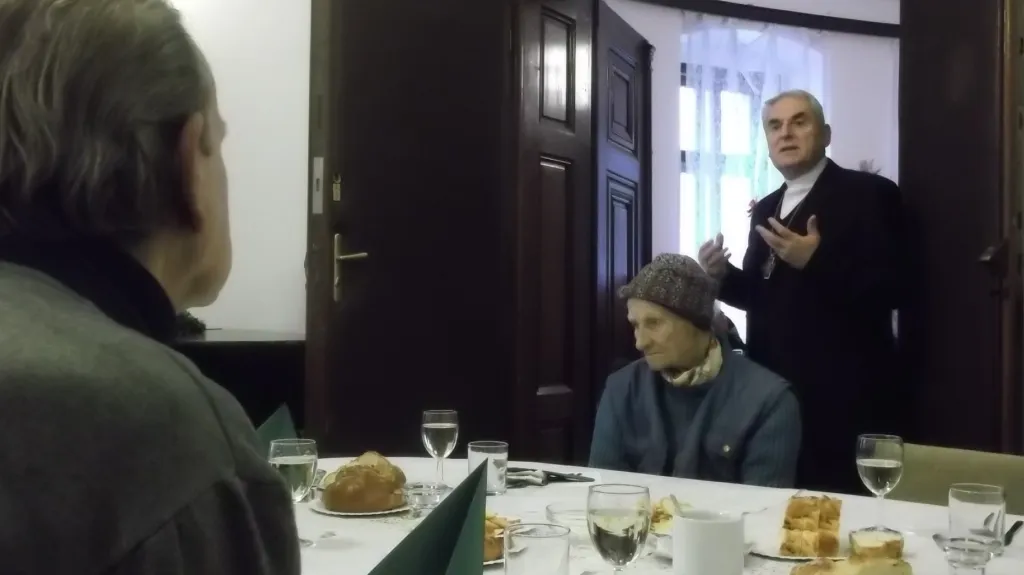 Dobročinnou akci navštívil také biskup Vojtěch Cikrle