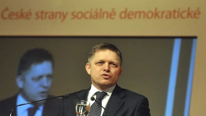Robert Fico na sjezdu ČSSD