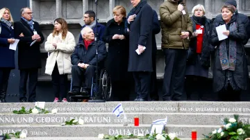 Památník obětem teroristického útoku na vánočních trzích v Berlíně v prosinci 2016