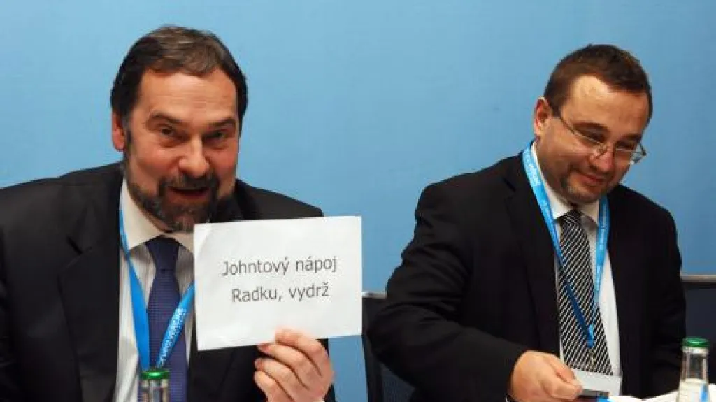 Radek John při ideové konferenci VV