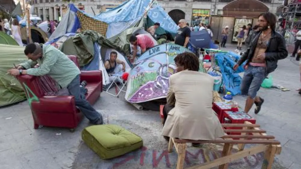 Protesty ve Španělsku