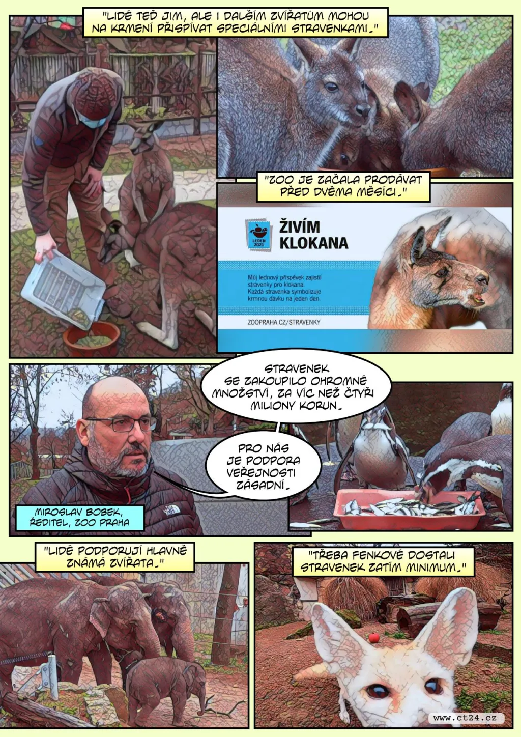 Zoologickým zahradám pomáhají dárci