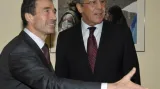 Anders Fogh Rasmussen a Sergej Lavrov