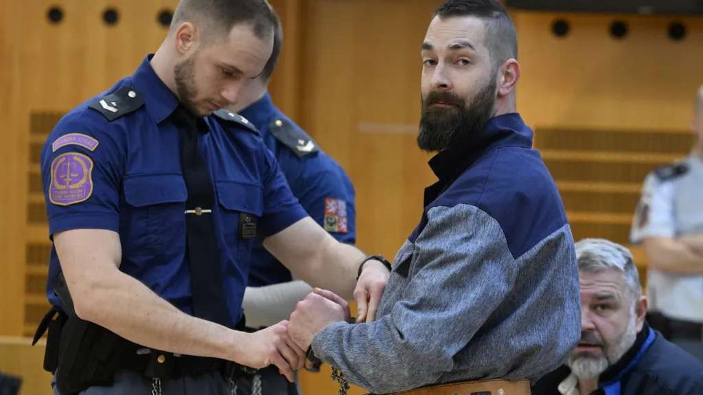 Patrik Tušl u soudu (leden 2023)