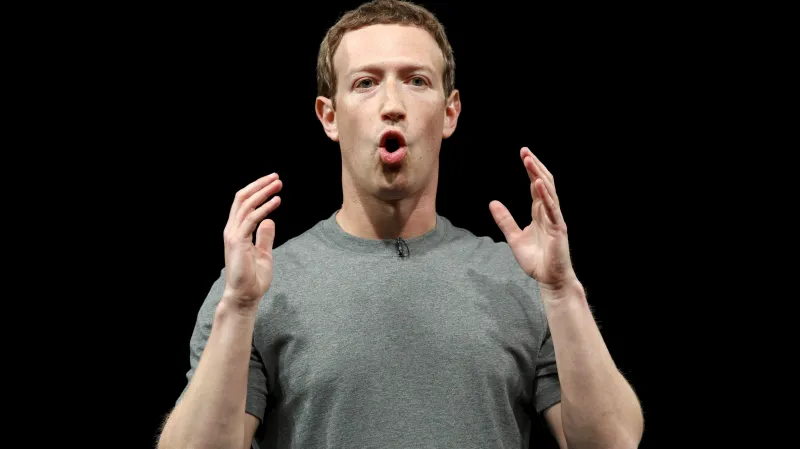 Mark Zuckerberg během návštěvy Německa