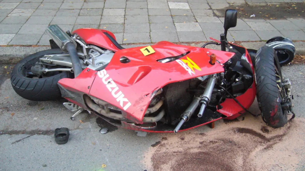 Havarovaná motorka