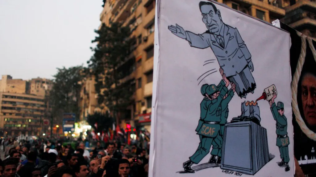 Protesty v Egyptě