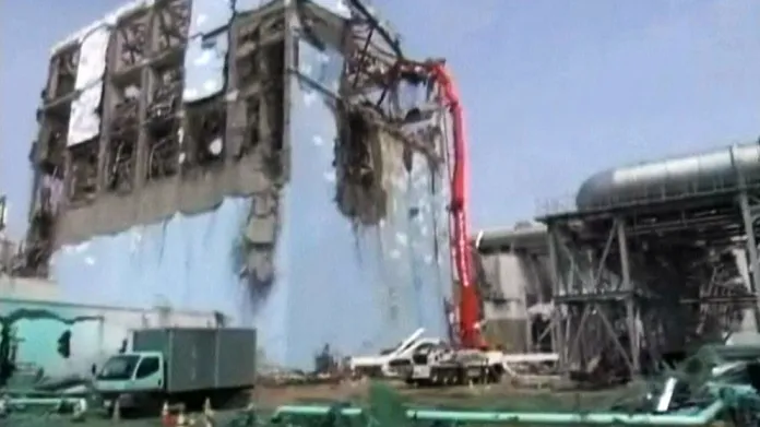 Poškozená jaderná elektrárna Fukušima