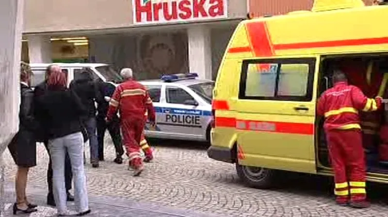 Místo výbuchu v Krnově