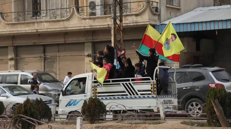 Syrští povstalci v hlavním městě Damašku