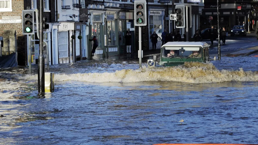 Záplavy v Anglii