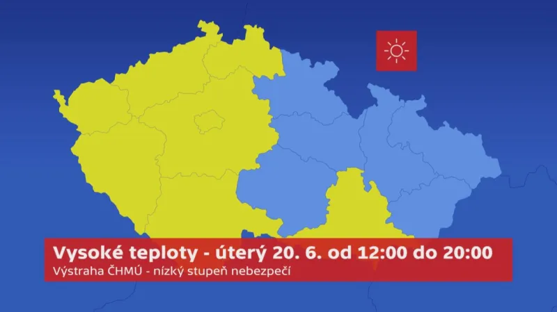 Výstraha před vysokými teplotami