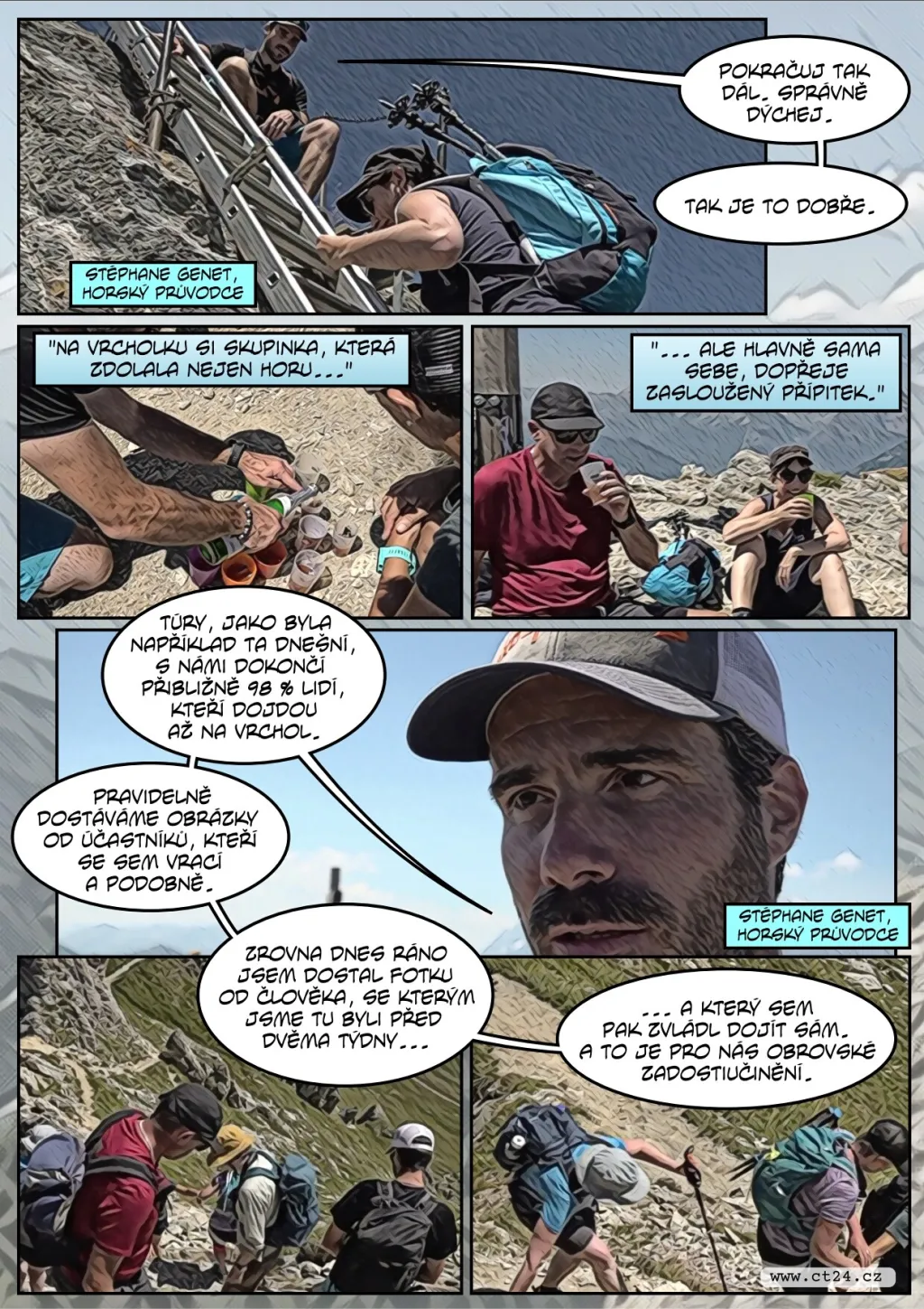 Horští vůdci s psychology pomáhají speciálním kurzem lidem se strachem z výšek