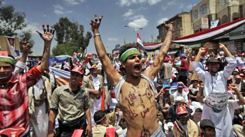 Demonstrace v Jemenu