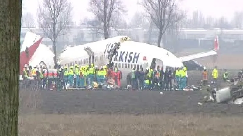 Havarovaný Boeing tureckých aerolinií