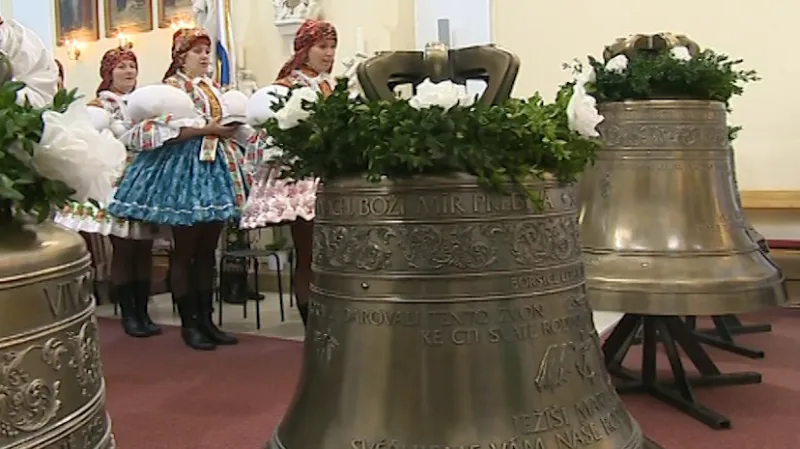 Svěcení zvonů v Boršicích