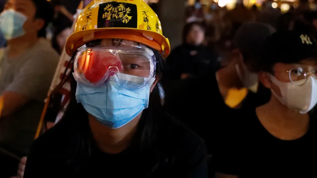 Demonstrant v Hongkongu