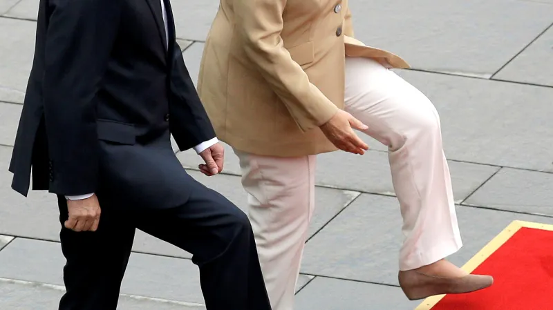 Angela Merkelová a Antonis Samaras