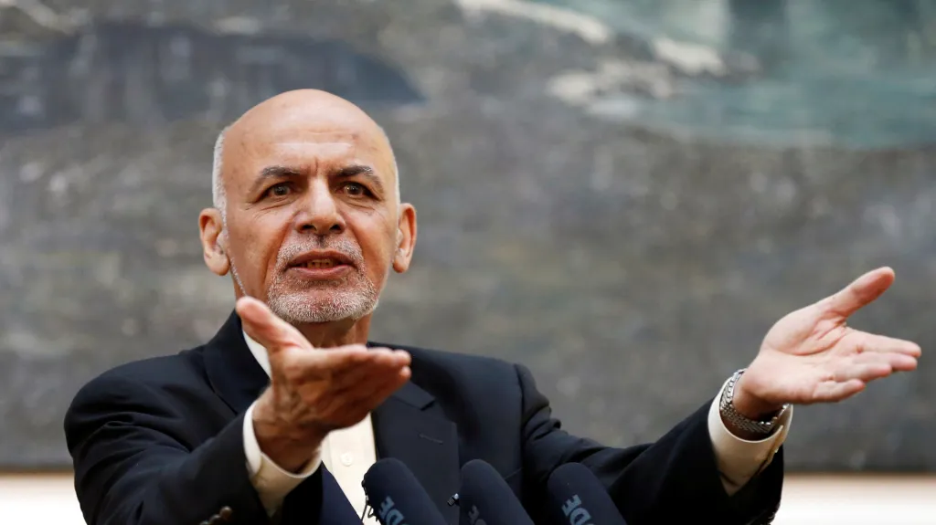 Uprchlý afghánský prezident Ašraf Ghaní