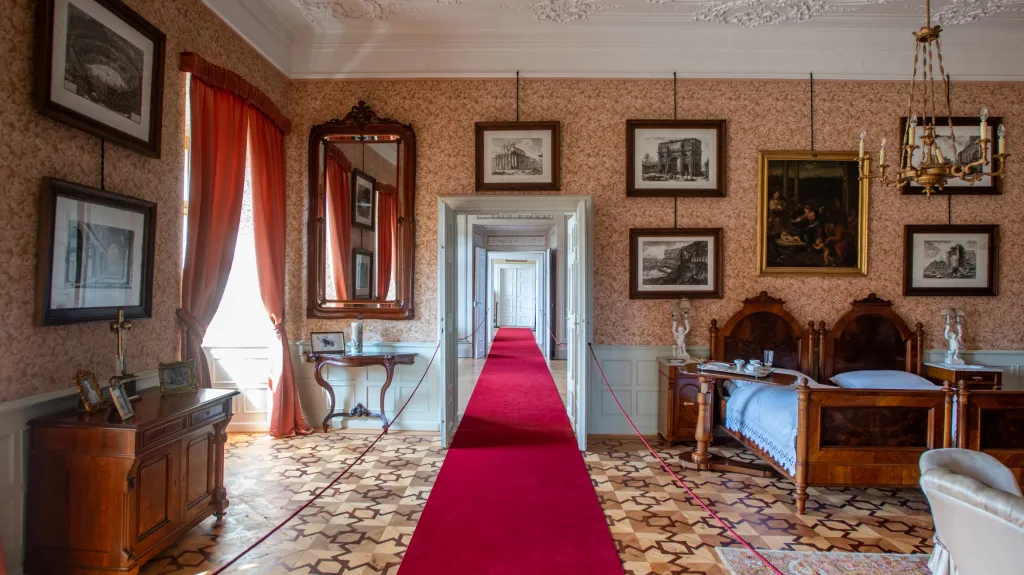 Interiér zámku Opočno