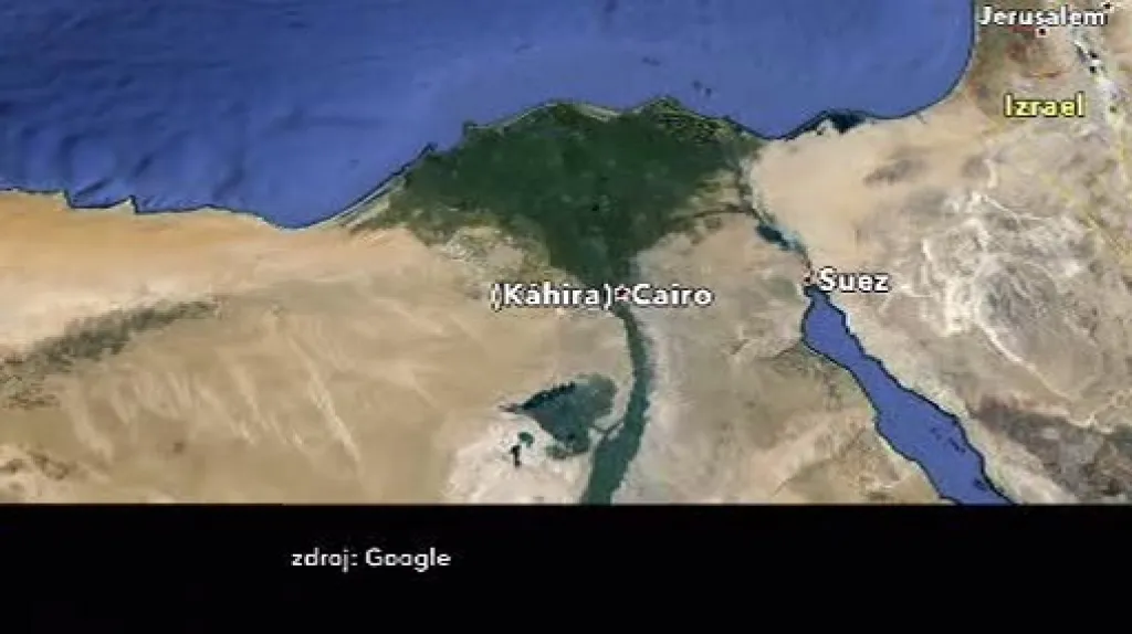 Mapa Egypta