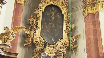 Oltářní obraz v kostele sv. Jiljí